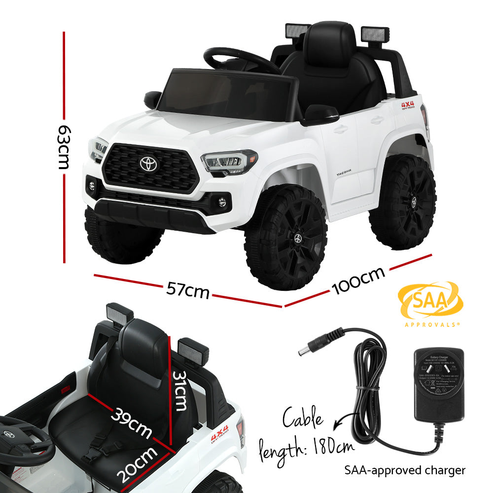 Toyota Tacoma - Inspired Off Road Jeep Toy Car White